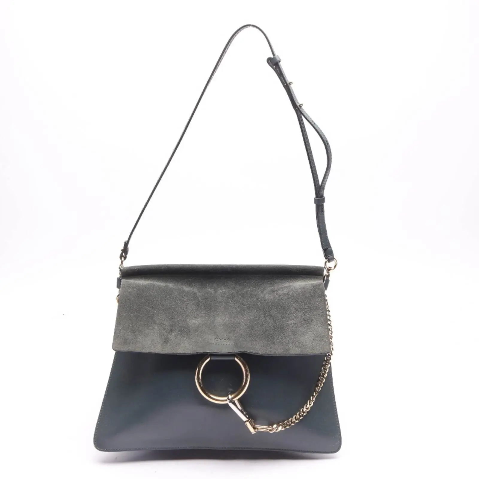 Faye Medium Schultertasche Grau