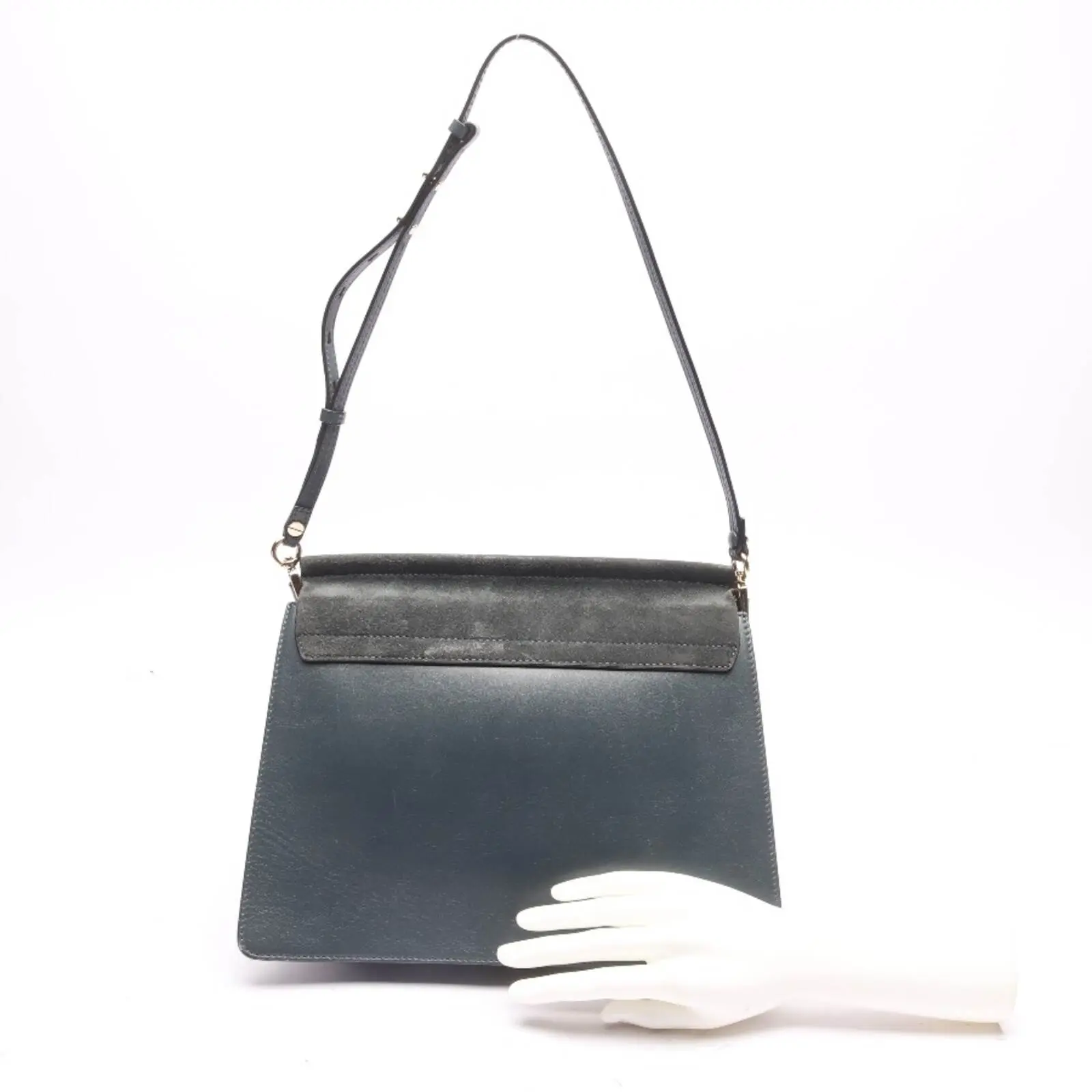 Faye Medium Schultertasche Grau