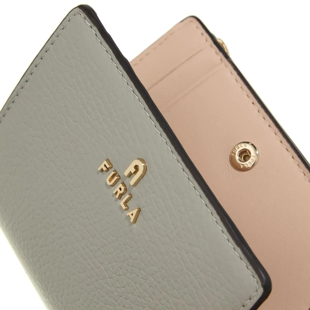  Furla  Furla Camelia S Compact Wallet L Zip Cenere  Bi-Fold Portemonnaie 